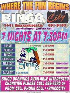 BINGO CITY AT BRECKENRIDGE .